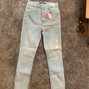 Express button fly jeans NWT